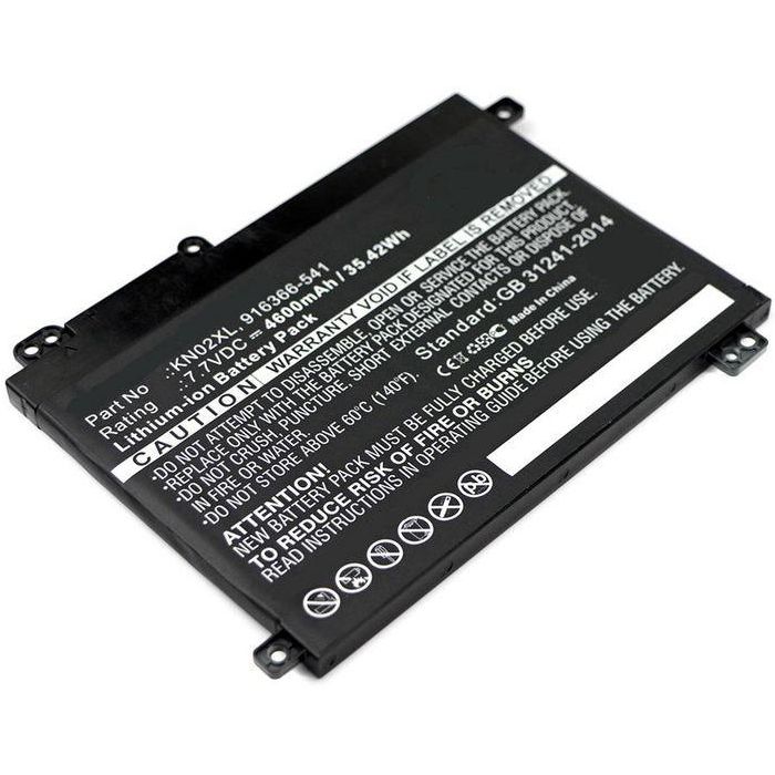 CoreParts Batería para Portátil HP Pavilion 11M, 11M-AD000, 11M-AD013DX 35.42Wh Li-ion 7.7V 4600mAh Negra