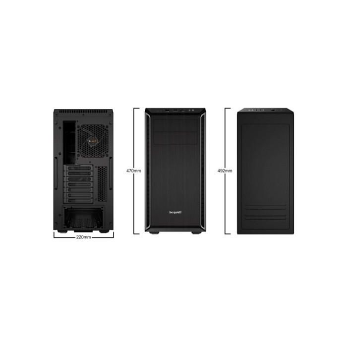 be quiet! PURE BASE 600 silver Midi Tower ATX, micro ATX, Mini-ITX, ABS, Acero para Juego