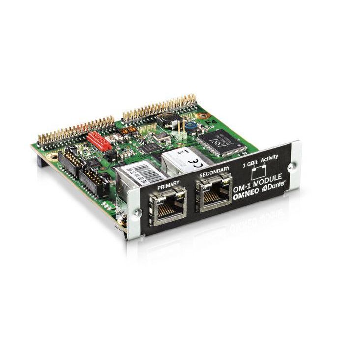 Bosch Módulo Interfaz OMNEO/DANTE para PAVIRO, Gigabit Ethernet Redundante, Certificación EN 54-16