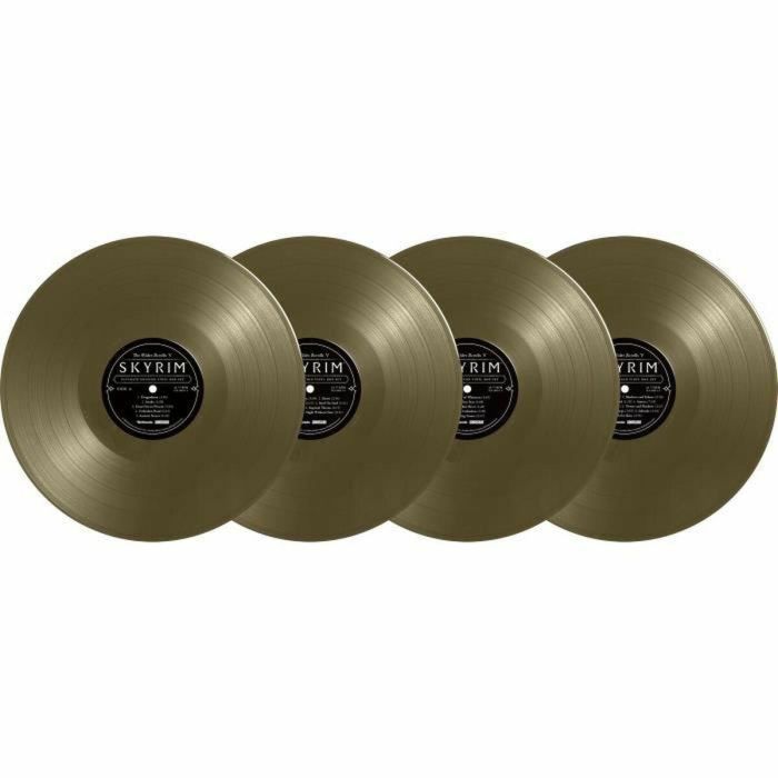 Vinilos - The Elder Scrolls V: Skyrim - Caja de vinilos Ultimate Gold Edition - 4 LP 1 Vinilos - The Elder Scrolls V: Skyrim - Caja de vinilos Ultimate Gold Edition - 4 LP 1