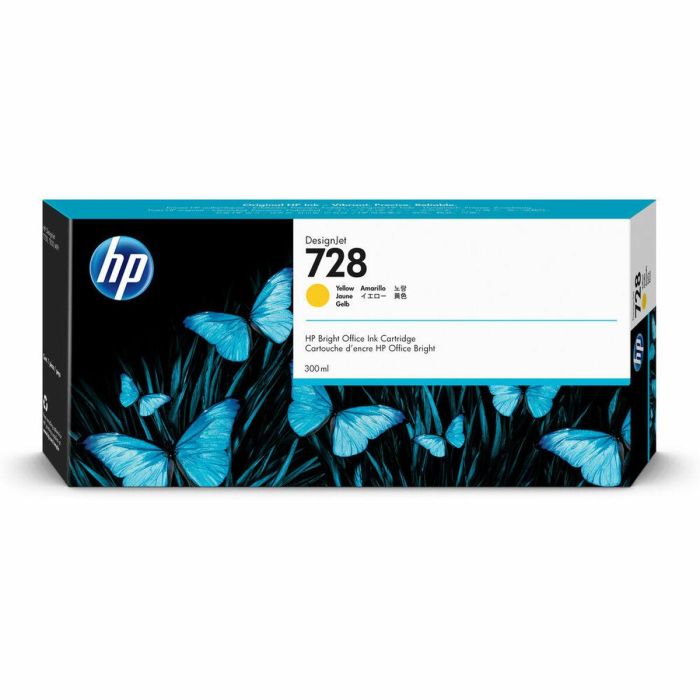 HP DesignJet 728 Cartucho Amarillo 300ml HP DesignJet 728 Cartucho Amarillo 300ml