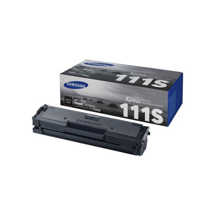 Toner Samsung Mlt-D111S/Els M2020/M2020W/M2070/M2070W/M2070F/M2070Fw Negro (1.000 Pág.)