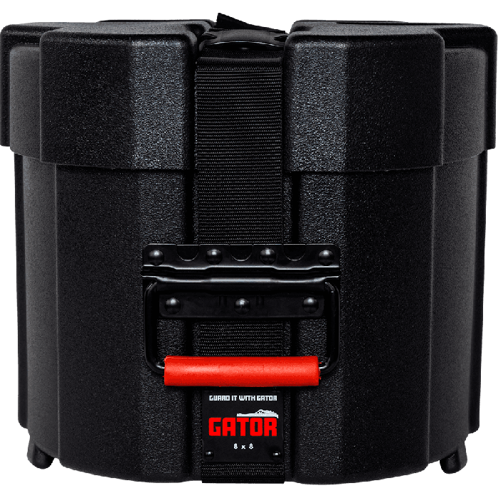 Gator Estuche para Tom 08" X 08", Plástico Moldeado Terciopelo Interior 3