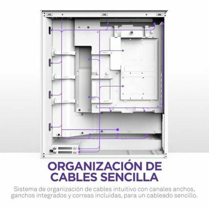 NZXT CM-H72FW-01 H7 Flow - Caja Semitorre de PC ATX/Micro-ATX/Mini-ITX, Blanco 27