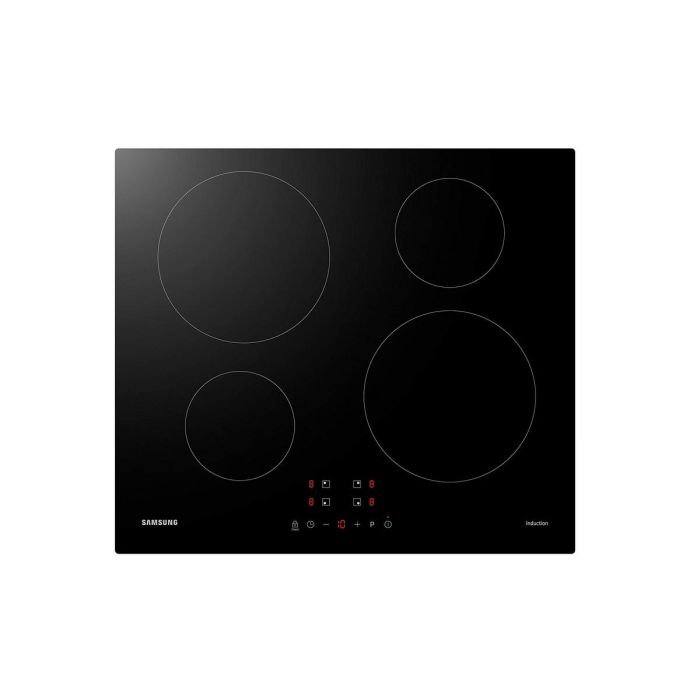 SAMSUNG NZ64M3NM1BB / UR Placa de inducción - 4 zonas - 7200 W - L59 x D57 cm - Revestimiento de vidrio - Negro SAMSUNG NZ64M3NM1BB / UR Placa de inducción - 4 zonas - 7200 W - L59 x D57 cm - Revestimiento de vidrio - Negro