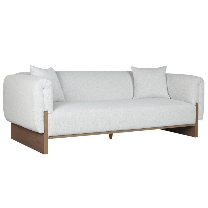 DKD Home Decor Sofá Scandi Gris Marrón. Dimensiones: 220x95x77 cm. Materiales: Poliéster y MDF. Altura de asiento: 42 cm 0 DKD Home Decor Sofá Scandi Gris Marrón. Dimensiones: 220x95x77 cm. Materiales: Poliéster y MDF. Altura de asiento: 42 cm 0