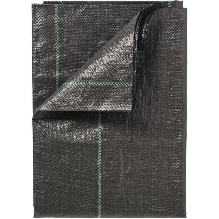Nature Lona para acolchado de paisajes negra, tejida de PP, anti UV, 100 g/m², 2x10 m Nature Lona para acolchado de paisajes negra, tejida de PP, anti UV, 100 g/m², 2x10 m