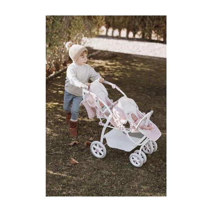 Muñecas Arias Coche Gemelar Universe 45x70x73 cm con Bolso 22