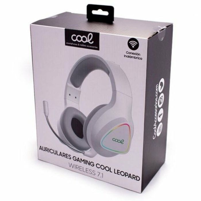 Auriculares con Micrófono Cool Blanco 1