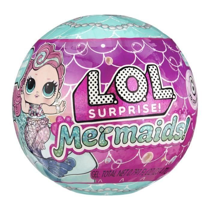 LOL Surprise Sirenas 7,5 cm - A partir de 3 años LOL Surprise Sirenas 7,5 cm - A partir de 3 años