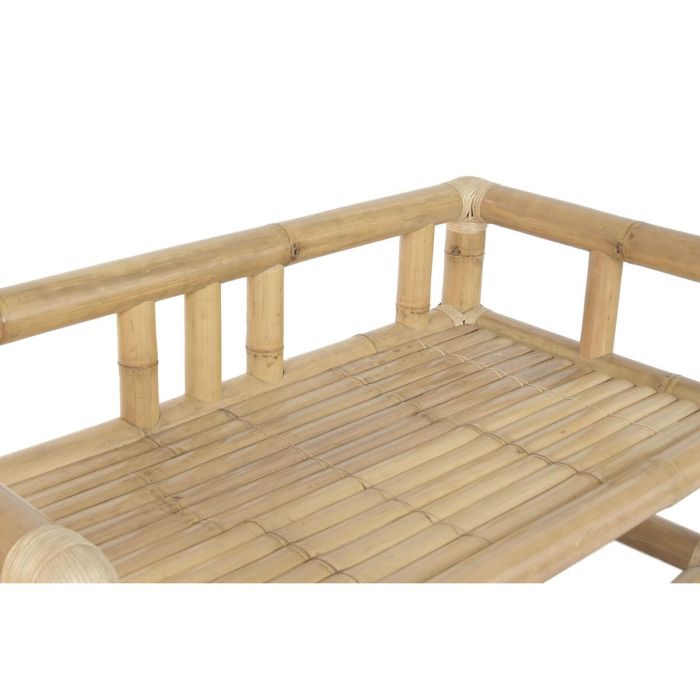 DKD Home Decor Sofá Tropical de Bambú y Ratán, Set de 4 Piezas, 135 cm Ancho x 70 cm Largo x 80 cm Alto 15