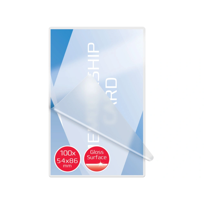 Gbc Bolsa de plastificar para tarjetas de crédito 54 x 86 mm 2x125 micras caja de 100 unidades 5