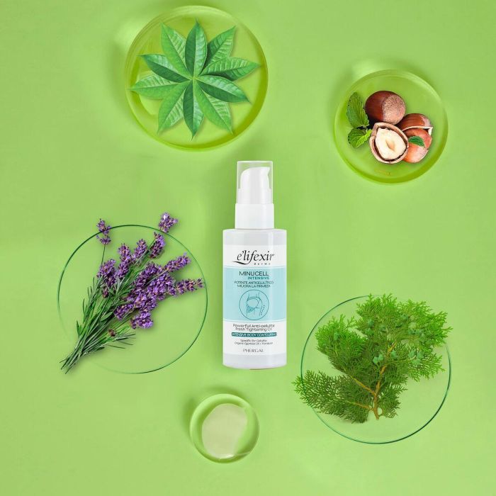 E'Lifexir MINUCELL INTENSIVE Aceite Anticelulítico Reductor Triple Acción Drenante Reafirmante Piel de Naranja 100 ml 1