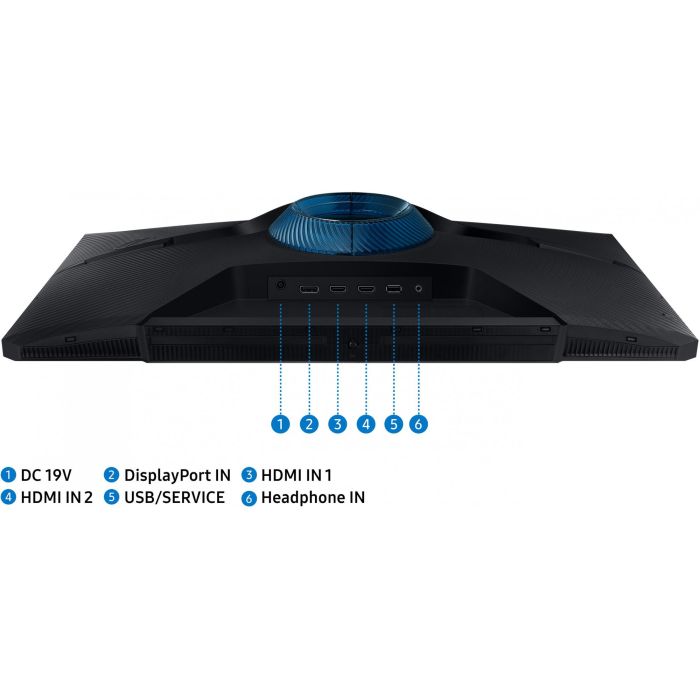 Samsung Odyssey G5 S27CG510EU G51C Series Monitor LED 68.6 cm (27") Quad HD VA 165Hz 11