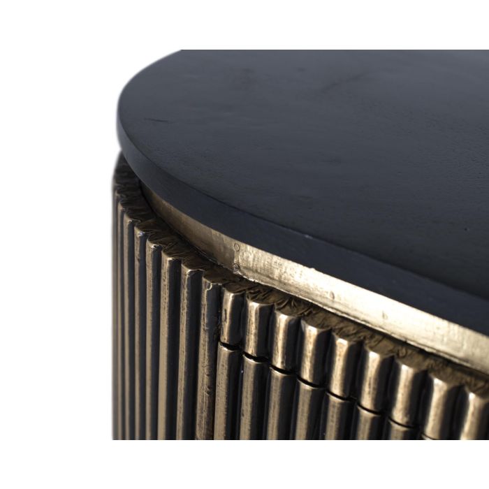 Giner y Colomer Aparador Madera de Mango y Bronce 150 cm 3 Cajones 2 Puertas 6