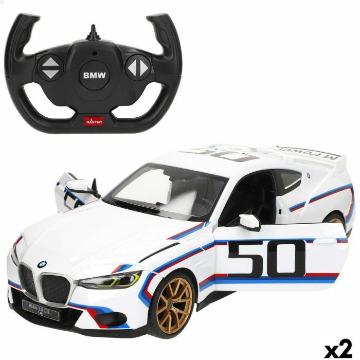 Coche Radio Control BMW Azul Rojo 1:14 34 x 10 x 13,5 cm (2 Unidades) Coche Radio Control BMW Azul Rojo 1:14 34 x 10 x 13,5 cm (2 Unidades)