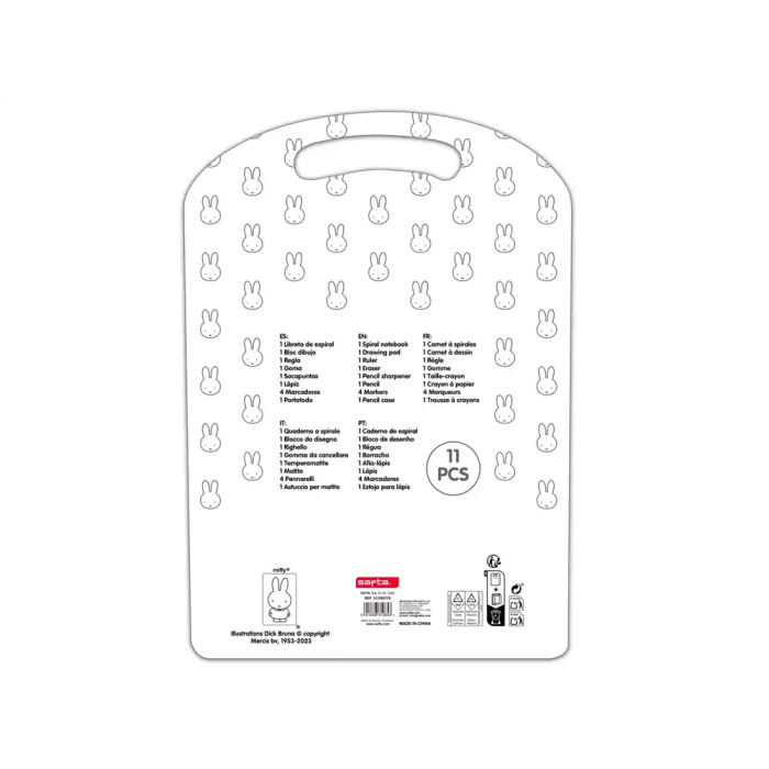 Safta Set Escritura Miffy Buddy 27x37,5x3 Cm 1