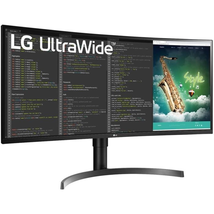 88.9cm/35'' (3440x1440) LG 35WN75CP-B Curved 21:9 5ms 2xHDMI DP USB-C VESA Speaker UWQHD 2