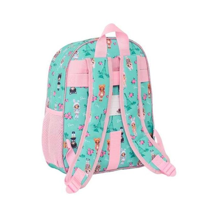 Mochila Escolar Na!Na!Na! Surprise Bunny Rosa Turquesa 28 x 34 x 10 cm 1