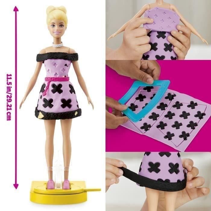 Play-Doh HASG13565L0 Set de plastilina Barbie Fashion Show para niños a partir de 5 años 1