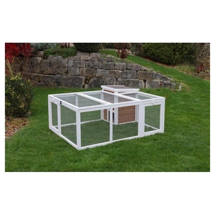 Recinto exterior para animales pequeños - KERBL - 132 x 102 x 59 cm - Caseta integrada - Malla metálica 3 Recinto exterior para animales pequeños - KERBL - 132 x 102 x 59 cm - Caseta integrada - Malla metálica 3