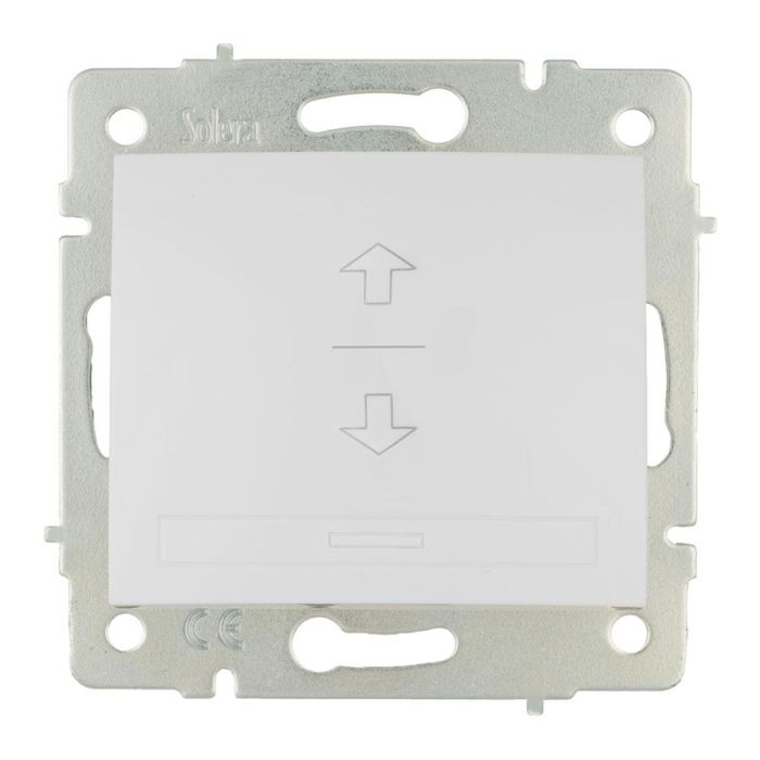 Solera Interruptor de persiana Europa 10A 250V Blanco ERP21 0 Solera Interruptor de persiana Europa 10A 250V Blanco ERP21 0