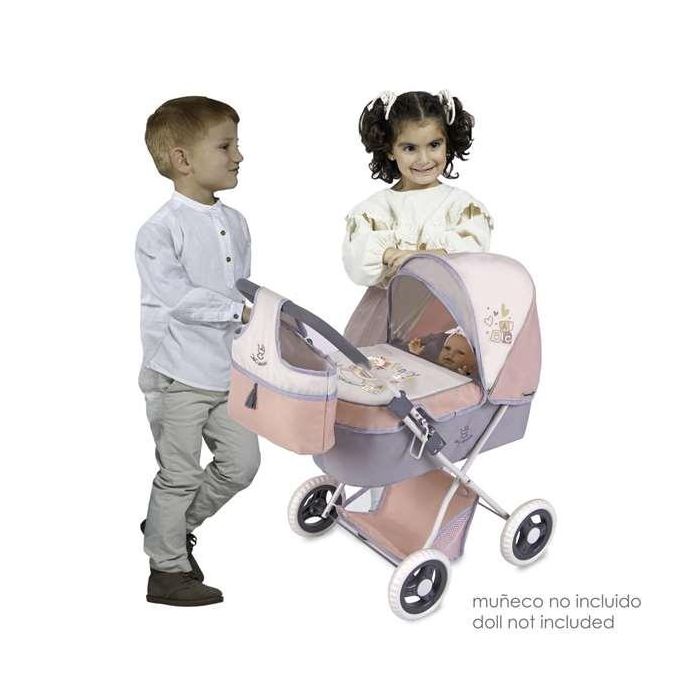 Coche de muñeca plegable para muñecas de hasta 48 cm. 2 Coche de muñeca plegable para muñecas de hasta 48 cm. 2