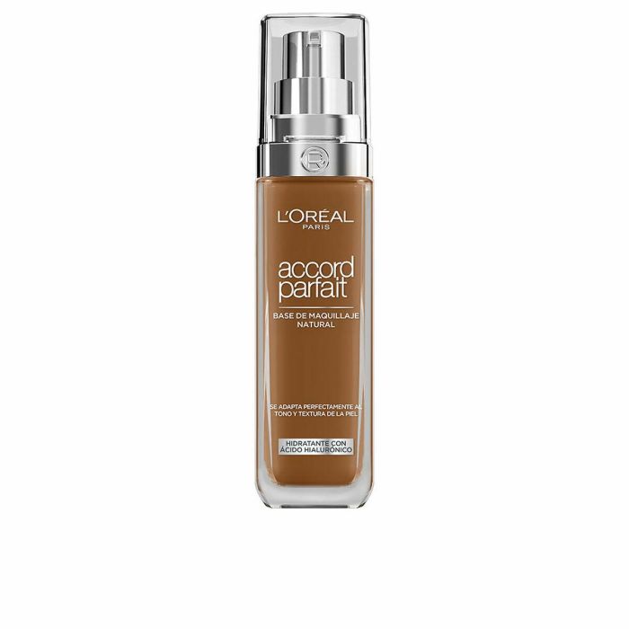 L'Oréal Paris ACCORD PARFAIT Base de Maquillaje Tono Adaptable Hidratante Acabado Natural #9,5D/9,5W-acajou 30 ml