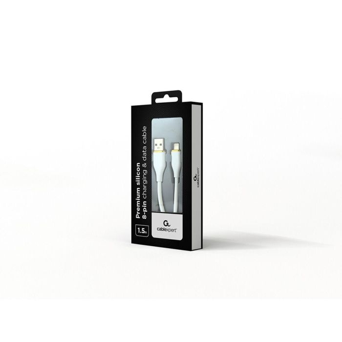 Cargador GEMBIRD CC-USB2S-AM8PM-1.5M-W 2 Cargador GEMBIRD CC-USB2S-AM8PM-1.5M-W 2