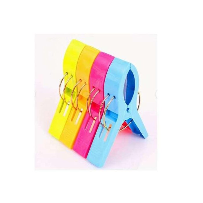 Pinza sujeta toallas pvc 14'5 x 10 cm colores surtidos- blister - modelos surtidos Pinza sujeta toallas pvc 14'5 x 10 cm colores surtidos- blister - modelos surtidos