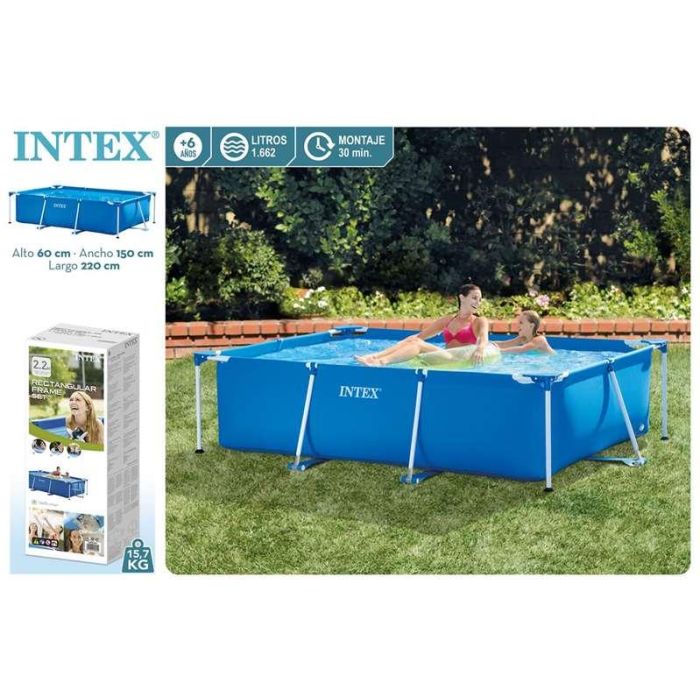Piscina Desmontable Intex 28270NP 220 x 60 x 150 cm 1662 L Piscina Desmontable Intex 28270NP 220 x 60 x 150 cm 1662 L