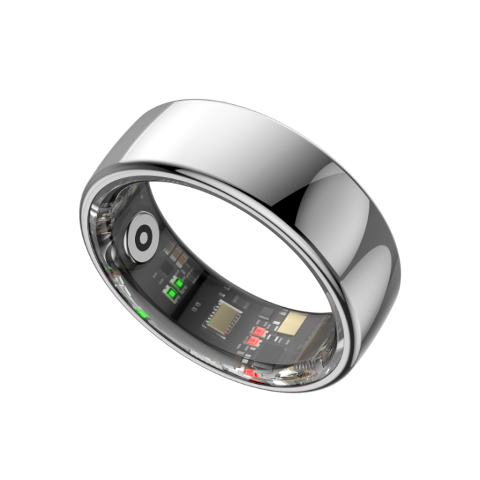 Kör Anillo Inteligente LESR02S09 Rastreador de Actividad y Salud Deportiva, Monitoreo de Ritmo Cardíaco, Sueño, Oxígeno y Estrés, 5 ATM, Acero Inoxidable, Compatible Android/iOS