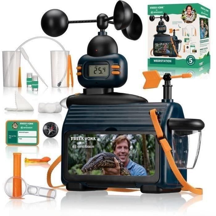 Bresser BRE4007922083797 Estación meteorológica exterior con pantalla LCD, mide temperatura, lluvia y viento Bresser BRE4007922083797 Estación meteorológica exterior con pantalla LCD, mide temperatura, lluvia y viento