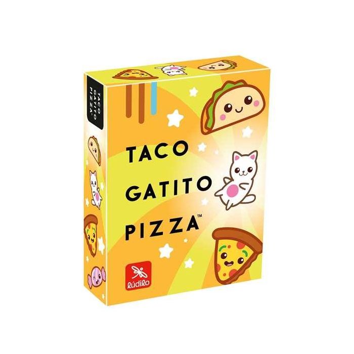 Ludilo Taco, Gatito, Pizza - Juego de Cartas Español para Niños +3 Años