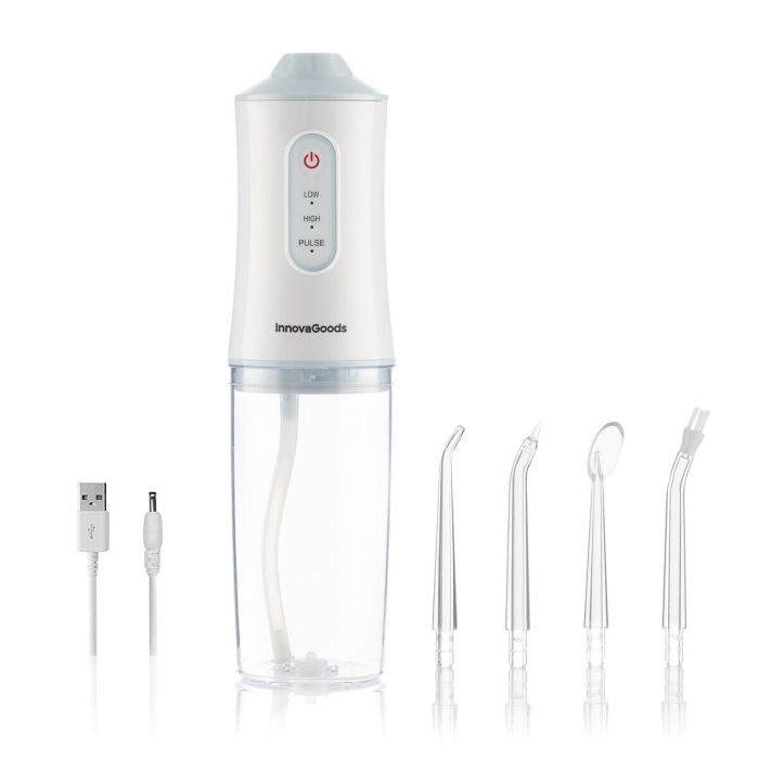 Irrigador Dental Recargable Portátil Denter InnovaGoods 2 Irrigador Dental Recargable Portátil Denter InnovaGoods 2