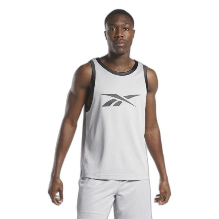 Camiseta de baloncesto Reebok Basketball Mesh Gris claro 37 4 Camiseta de baloncesto Reebok Basketball Mesh Gris claro 37 4