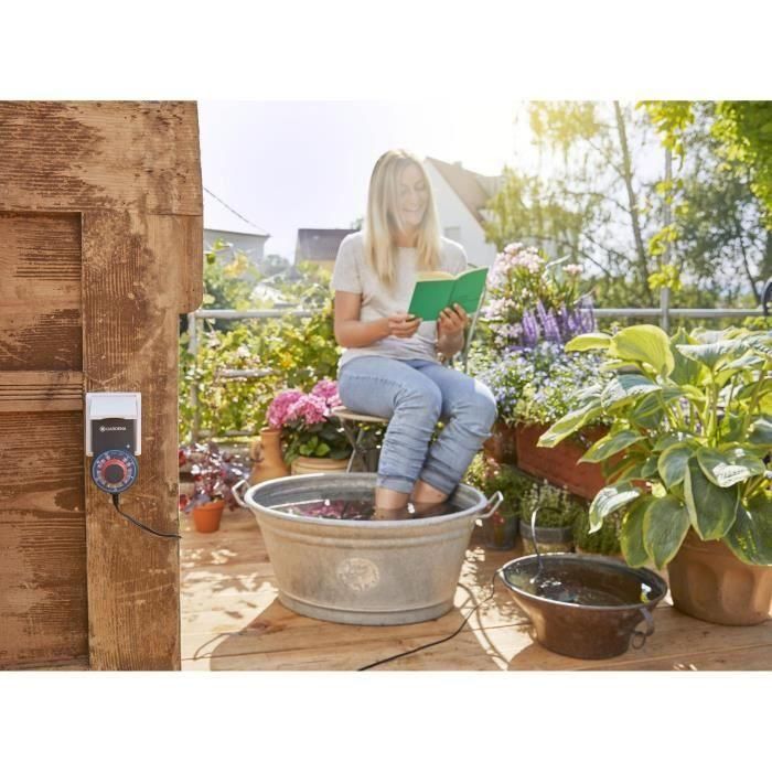 Gardena Regadera Automática de Riego para Balcones y Terrazas, optimizada para espacios de 5 a 6 metros 4