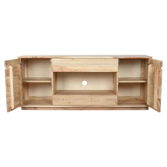 DKD Home Decor Indi acacia 1c25 Mueble TV Natural 150 x 61 x 40 cm 3