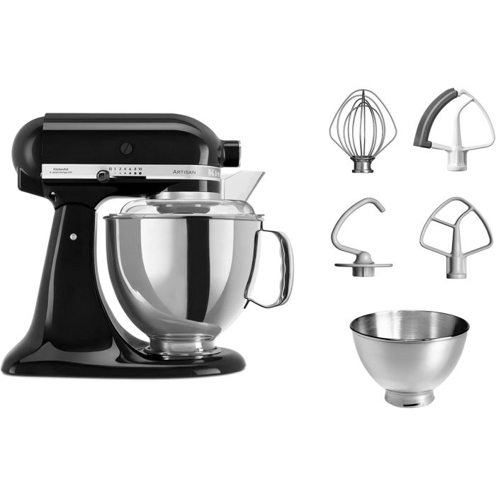 Kitchenaid Robot de Cocina Artisan 5KSM175PS EOB Negro 4.8L Capacidad Accesorios Incluidos 1 Kitchenaid Robot de Cocina Artisan 5KSM175PS EOB Negro 4.8L Capacidad Accesorios Incluidos 1