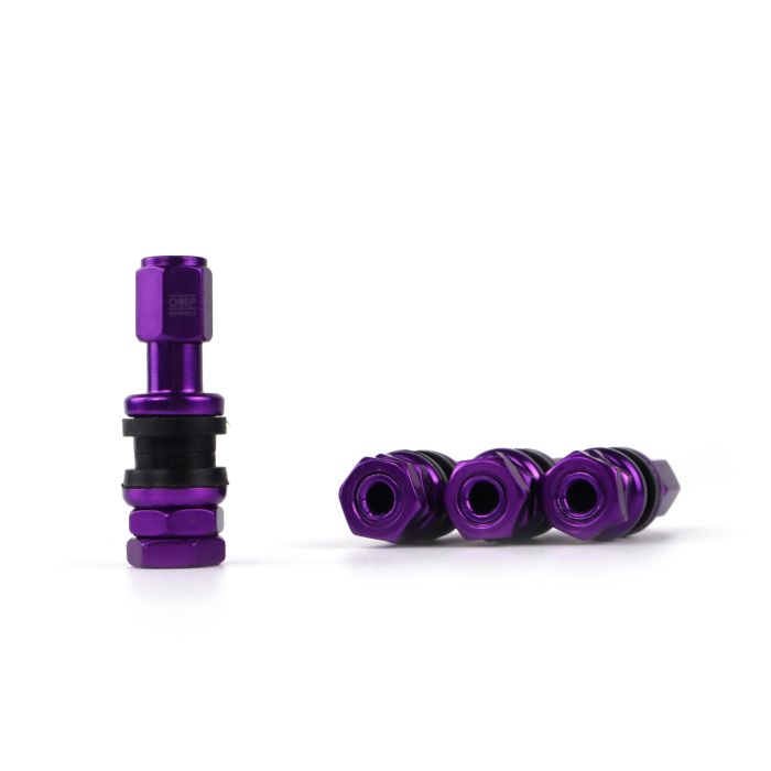Válvula OMP Aluminio Violeta 4 uds 4 Válvula OMP Aluminio Violeta 4 uds 4