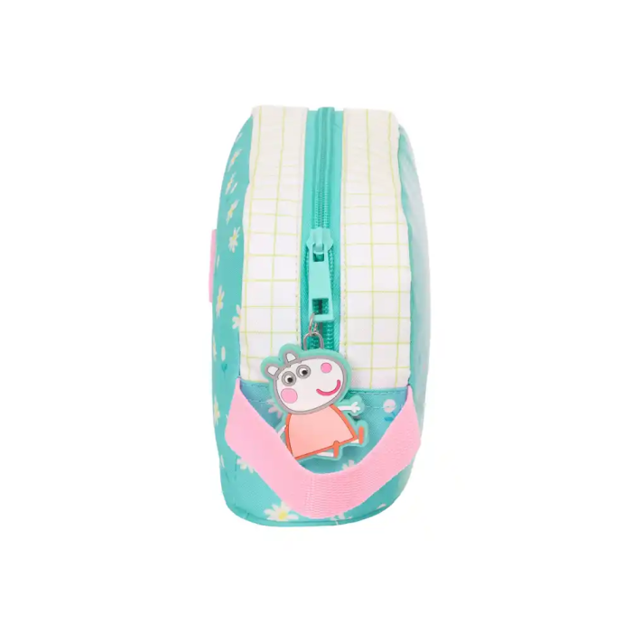 Portameriendas Térmico Peppa Pig Pretty flowers Amarillo Menta 21,5 x 12 x 6,5 cm 2