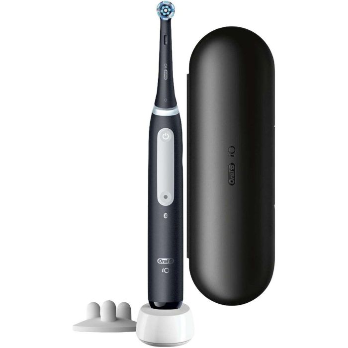Oral-B iO 4S Cepillo Dental Eléctrico Vibratorio Adulto con 4 Modos, Bluetooth y Sensor de Presión Inteligente Negro 1