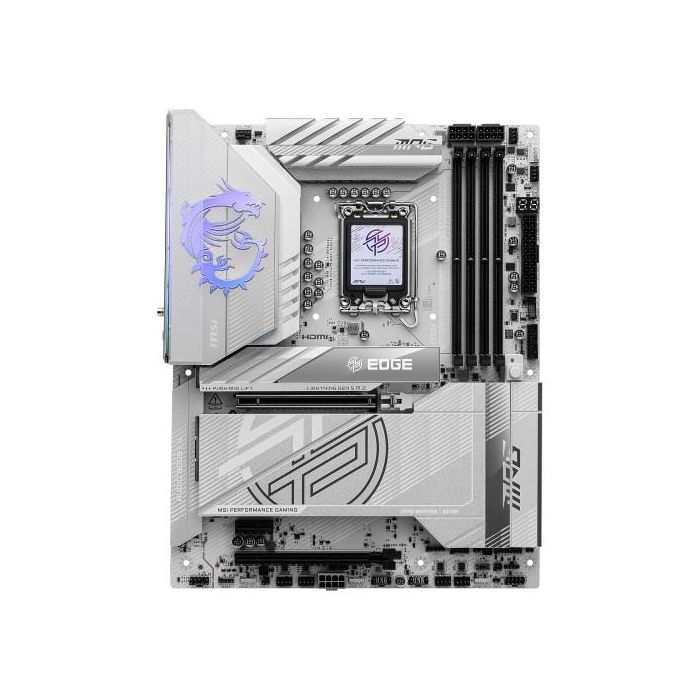 MSI 911-7E19-08S Placa Base MPG Z890 EDGE TI WiFi para Intel LGA 1851, Chipset Z890, 4x DDR5, Wi-Fi 7 ATX 3 MSI 911-7E19-08S Placa Base MPG Z890 EDGE TI WiFi para Intel LGA 1851, Chipset Z890, 4x DDR5, Wi-Fi 7 ATX 3