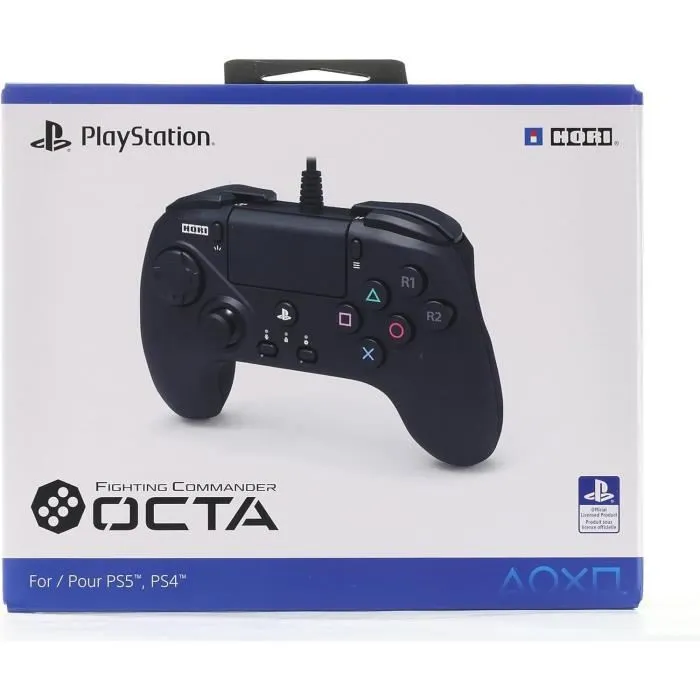 Hori HOR0810050911252 Mando de PS5 con cable Fighting Commander