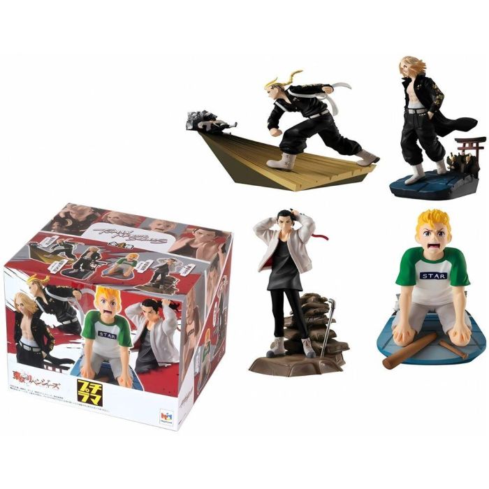 Megahouse Set de 4 Figuras Petitrama Series Tokyo Revengers, 8 cm cada una 6 Megahouse Set de 4 Figuras Petitrama Series Tokyo Revengers, 8 cm cada una 6