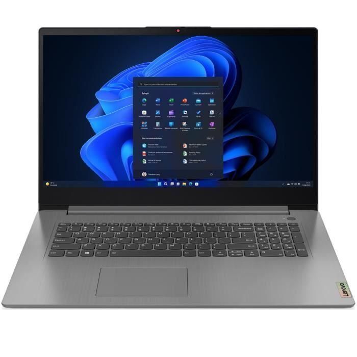 Portátil LENOVO IdeaPad 3 17ALC6 | Windows 11 - 17'' HD+ - Ryzen 7 5700U - RAM 12 GB - SSD 512 GB - AZERTY 1 Portátil LENOVO IdeaPad 3 17ALC6 | Windows 11 - 17'' HD+ - Ryzen 7 5700U - RAM 12 GB - SSD 512 GB - AZERTY 1