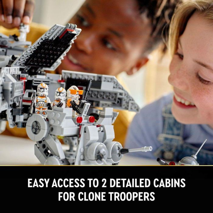 LEGO 75337 Star Wars AT-TE Walker con 5 Minifiguras, 3 Droides de Batalla y La Venganza de los Sith 2 LEGO 75337 Star Wars AT-TE Walker con 5 Minifiguras, 3 Droides de Batalla y La Venganza de los Sith 2