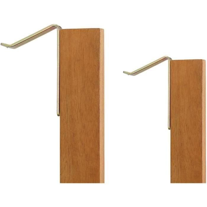 Mesa de balcón suspendida LILOU - Madera de acacia FSC - Plegable - 60x44x80 cm 3 Mesa de balcón suspendida LILOU - Madera de acacia FSC - Plegable - 60x44x80 cm 3