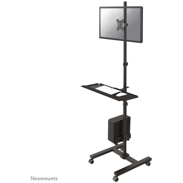 Neomounts FPMA-MOBILE1700 Estación de trabajo móvil para PC, monitor (10-32"), teclado y ratón, negro 0
