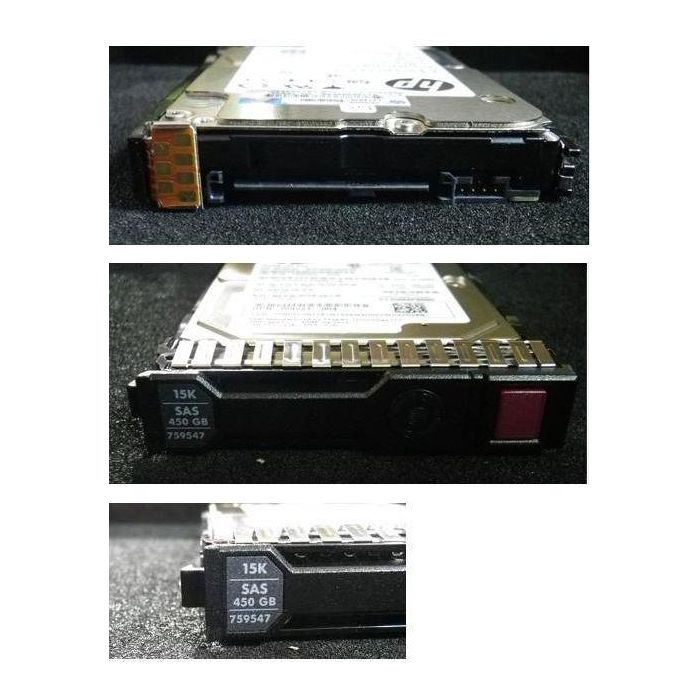 Hewlett Packard Enterprise 450GB hot-plug SAS hard drive - 15,000 RPM, 12 Gb/sec transfer rate, 2.5-inch small form factor (SFF), SmartDrive Carrier (SC), Enterprise 1